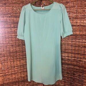 Turquoise Shift Dress